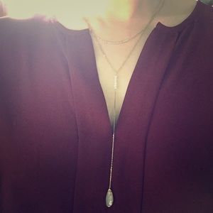 LOFT layered necklace